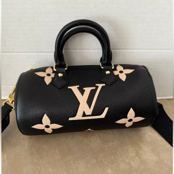 Louis Vuitton Empreinte Monogram Papillon BB Black & Beige - Picture 2 of 16